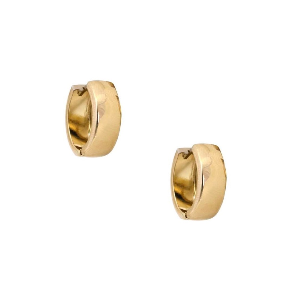 Gold Hoop Earring Set - Picture 2 of 5